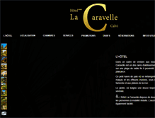 Tablet Screenshot of hotel-la-caravelle.com